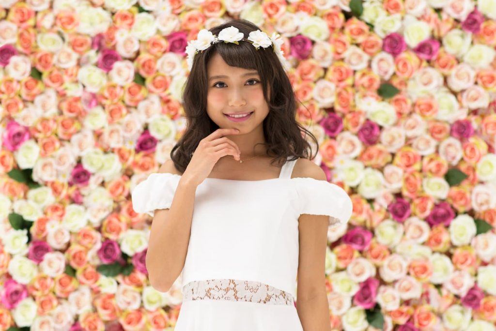 華やかな美人女性