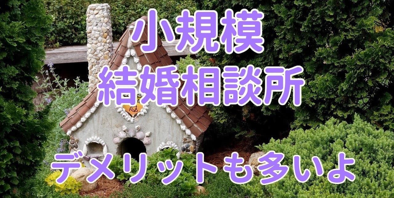 大阪で小規模な結婚相談所に入るメリット・デメリット