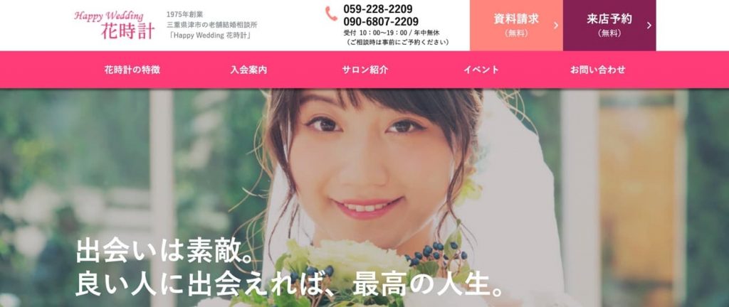 Happy Wedding 花時計