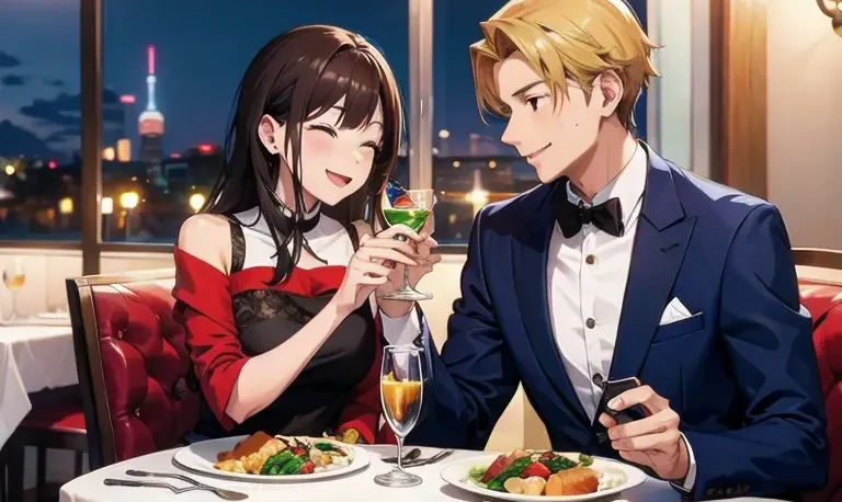 スーツの男性とデート