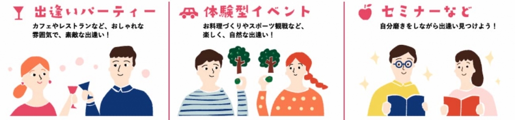 マリッサとくしまの婚活イベント